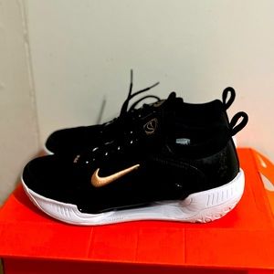 Nike Court Zoom NXT Blk/Red Metallic Silver" Sz 8.5